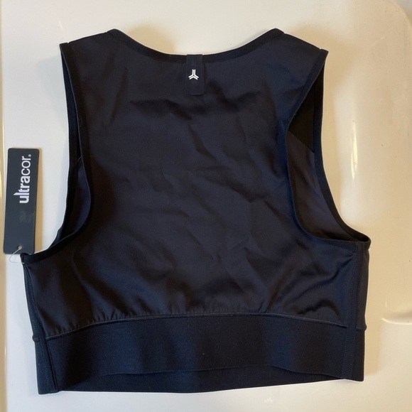 Ultracor Lux Essential Star Knockout Level Crop Top Nero Moonlight XS NWT - Picture 2 of 7